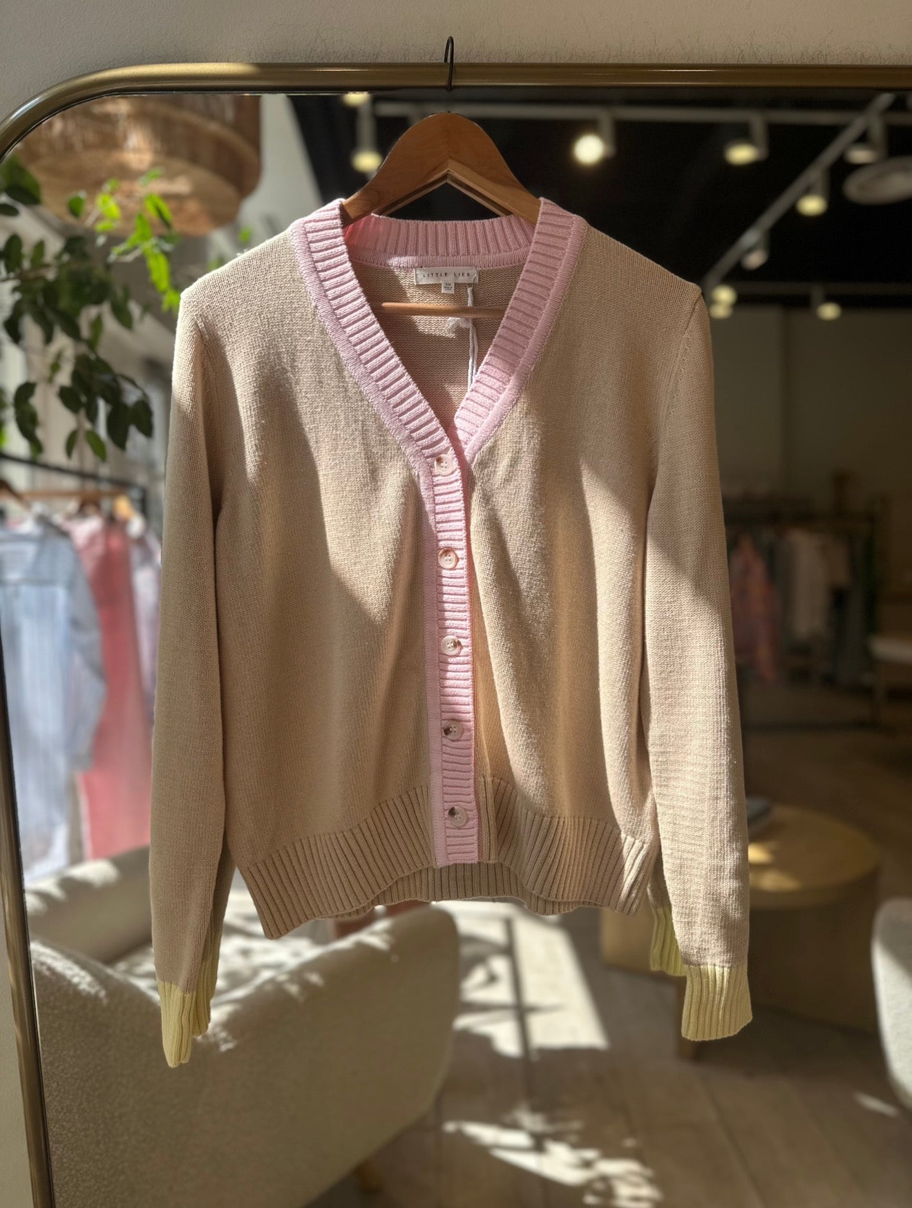 Faye Colour Block Cardigan 1