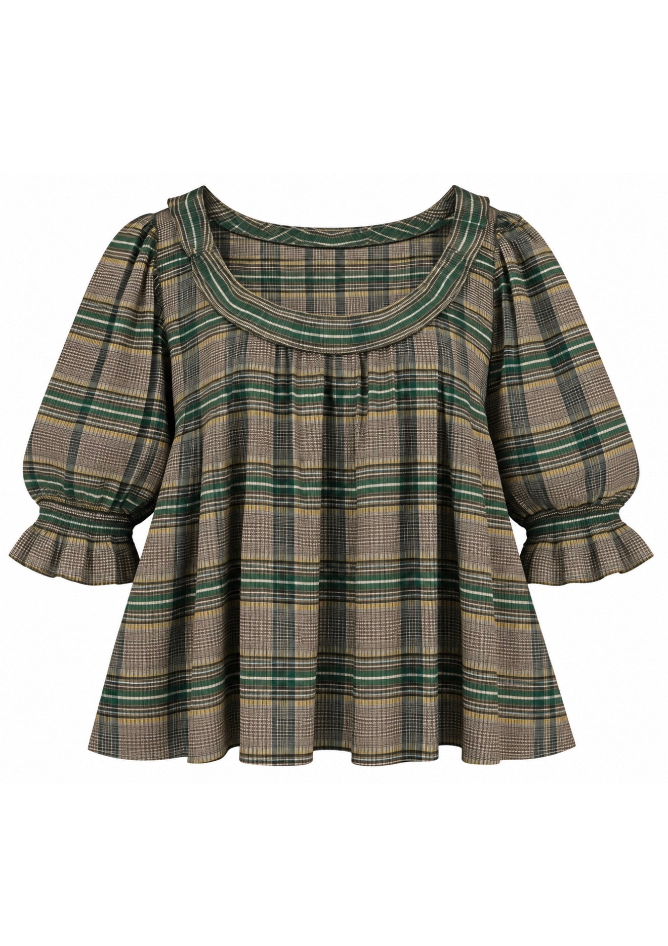 Charly Plaid Top 1