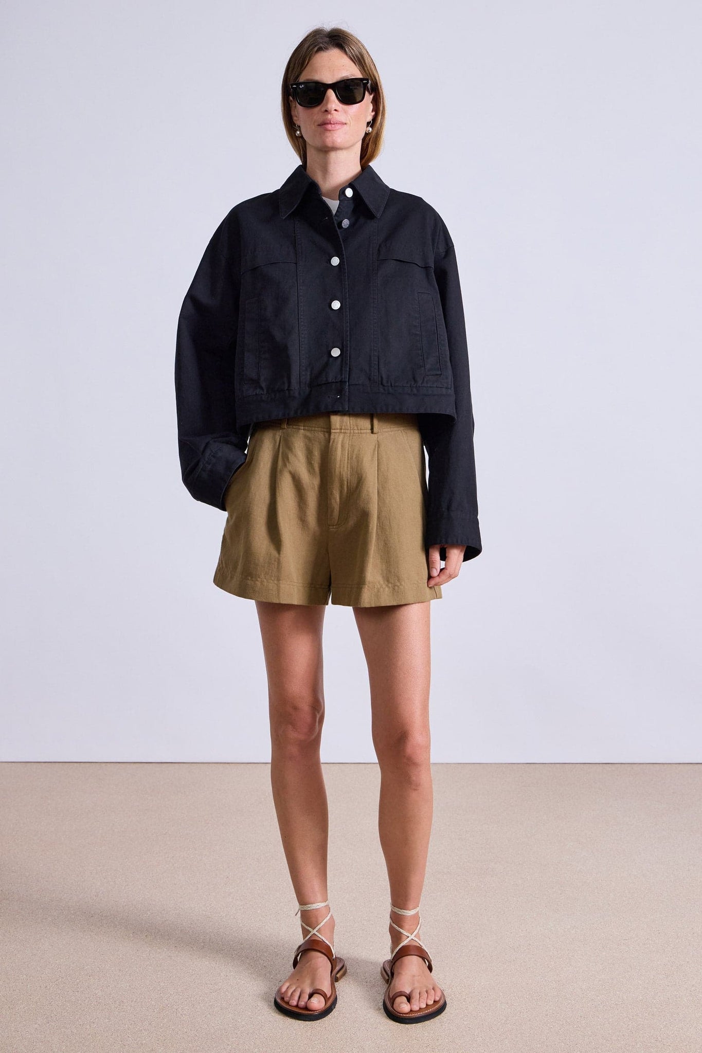 Cropped Trapeze Jacket 1