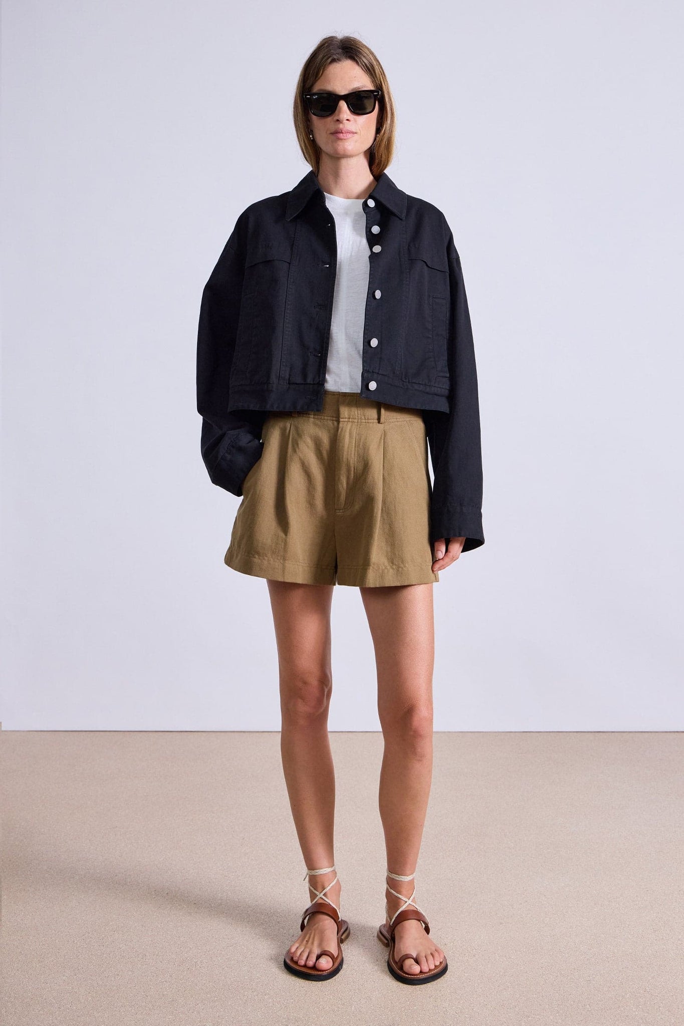 Cropped Trapeze Jacket 2