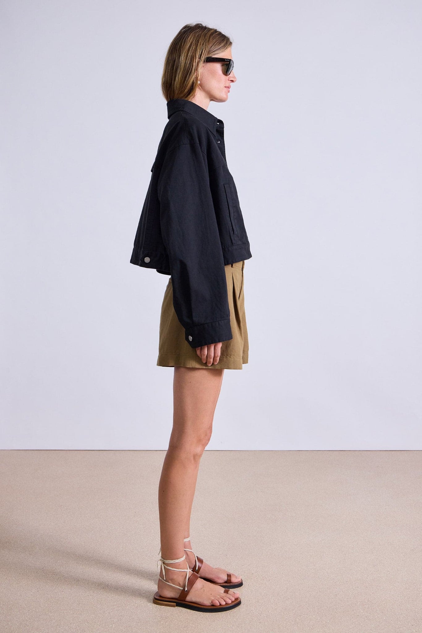 Cropped Trapeze Jacket 3