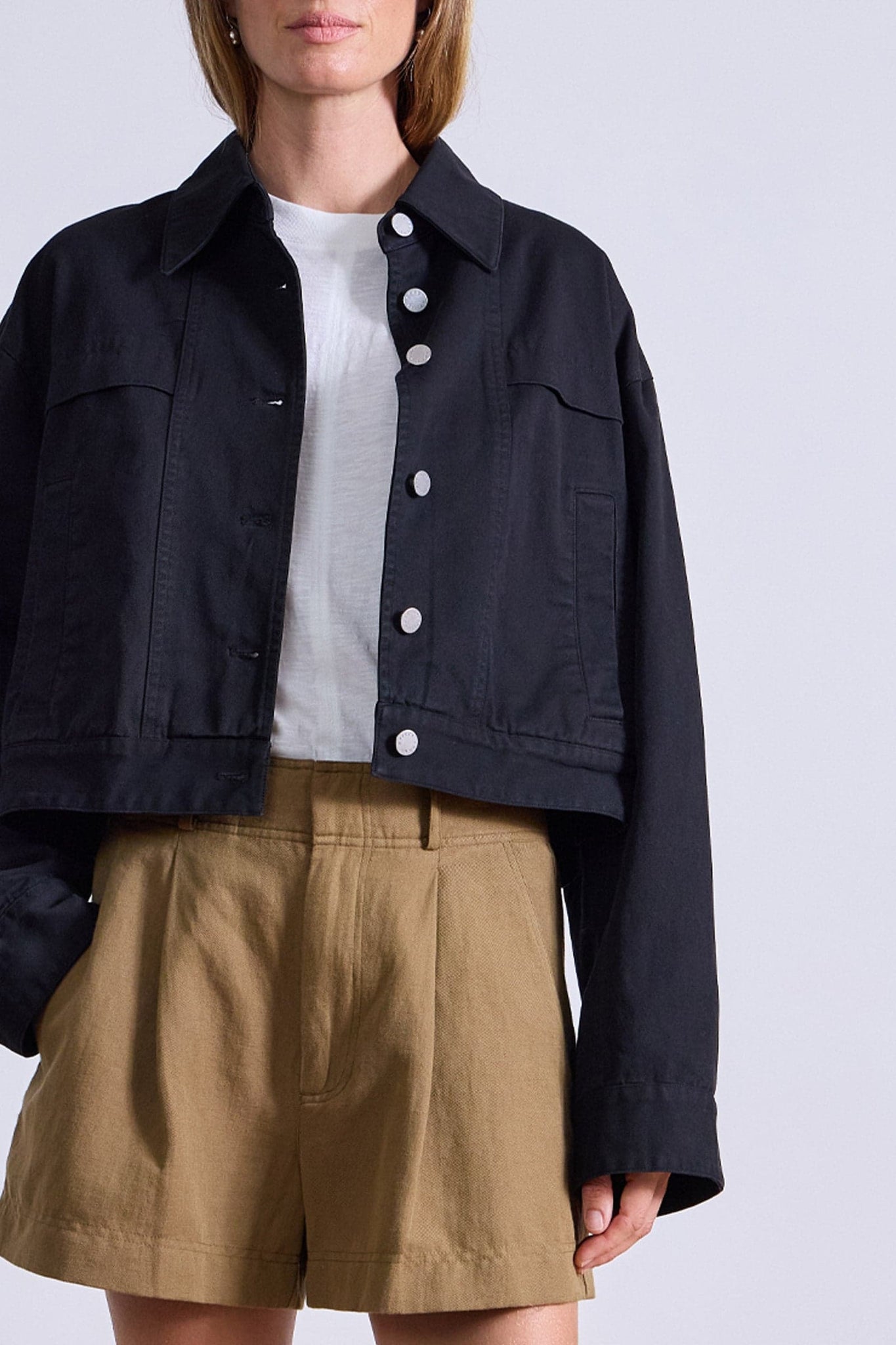 Cropped Trapeze Jacket 4