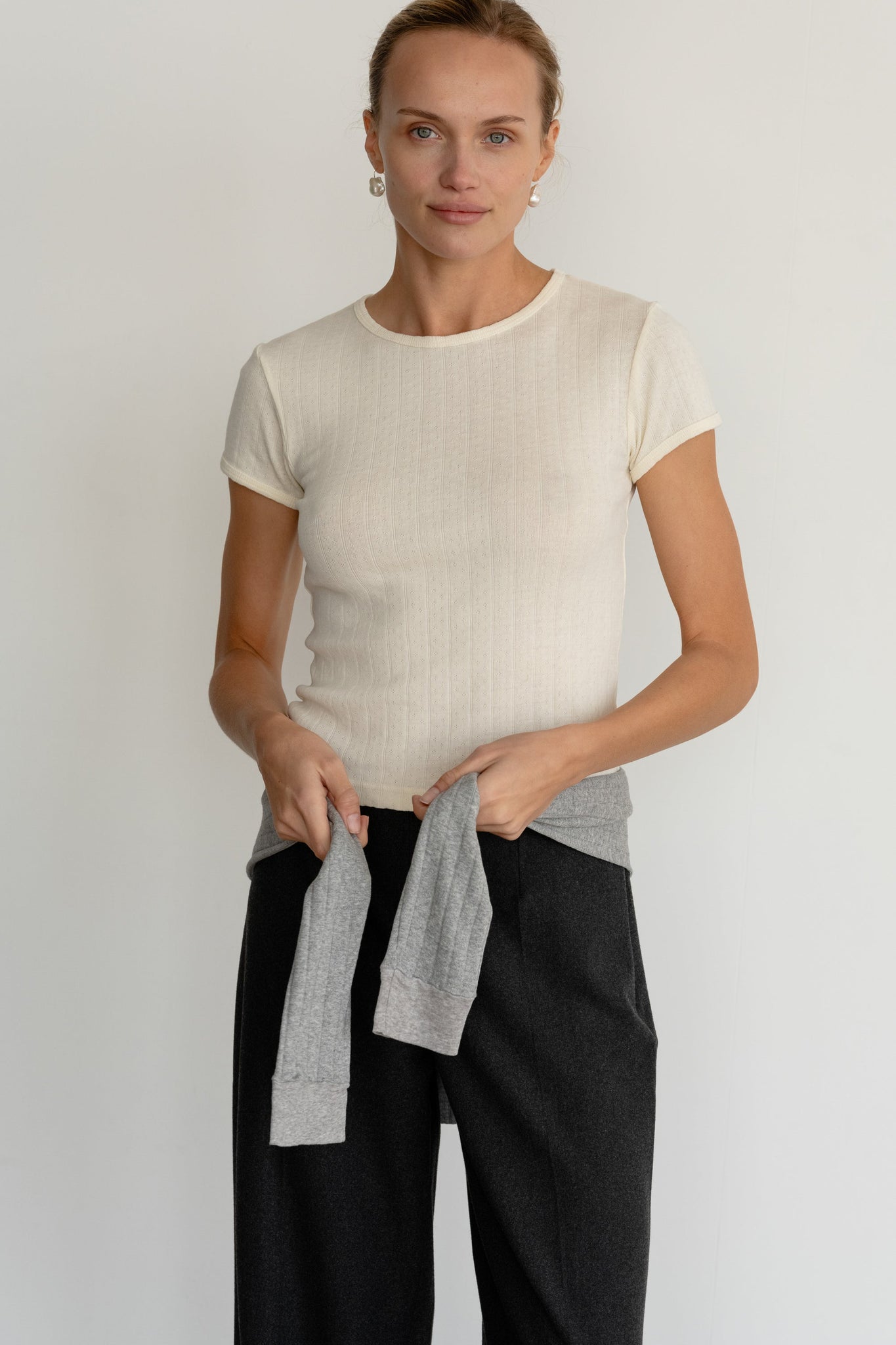 The Pointelle Baby Tee 3