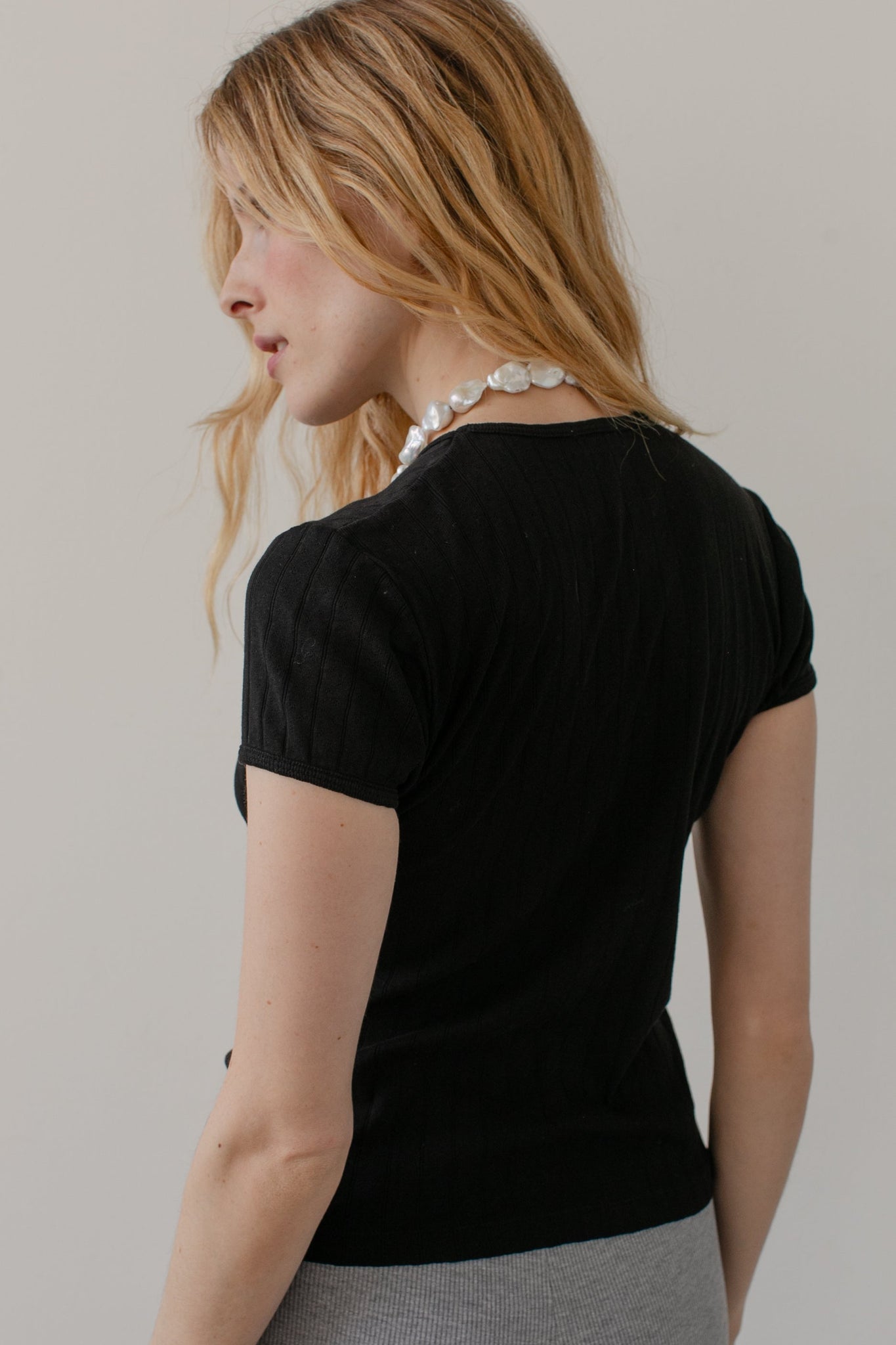 The Pointelle Baby Tee 3