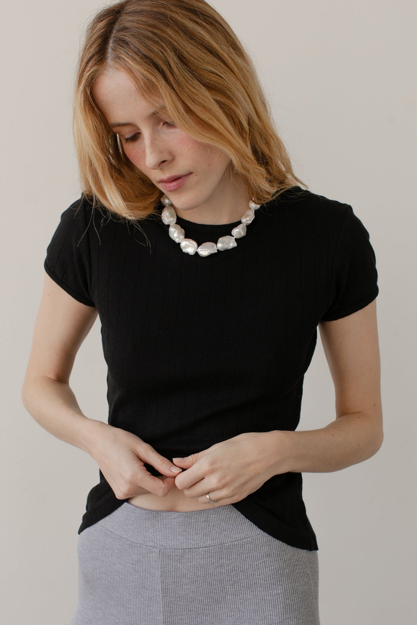 The Pointelle Baby Tee 1