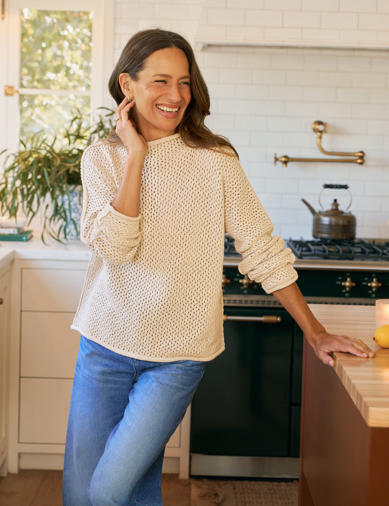 Monterey Pointelle Sweater 2