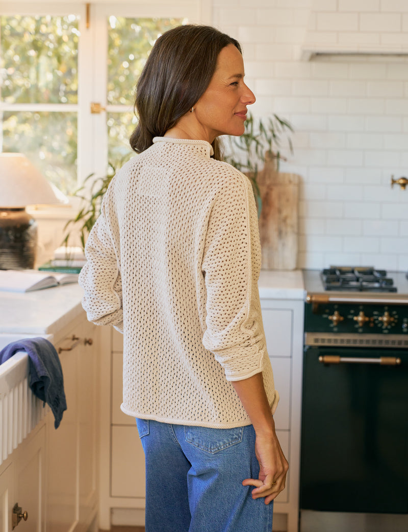 Monterey Pointelle Sweater 3