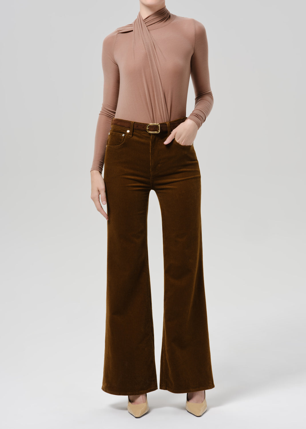 Kimberly 70s Flare in Corduroy 1