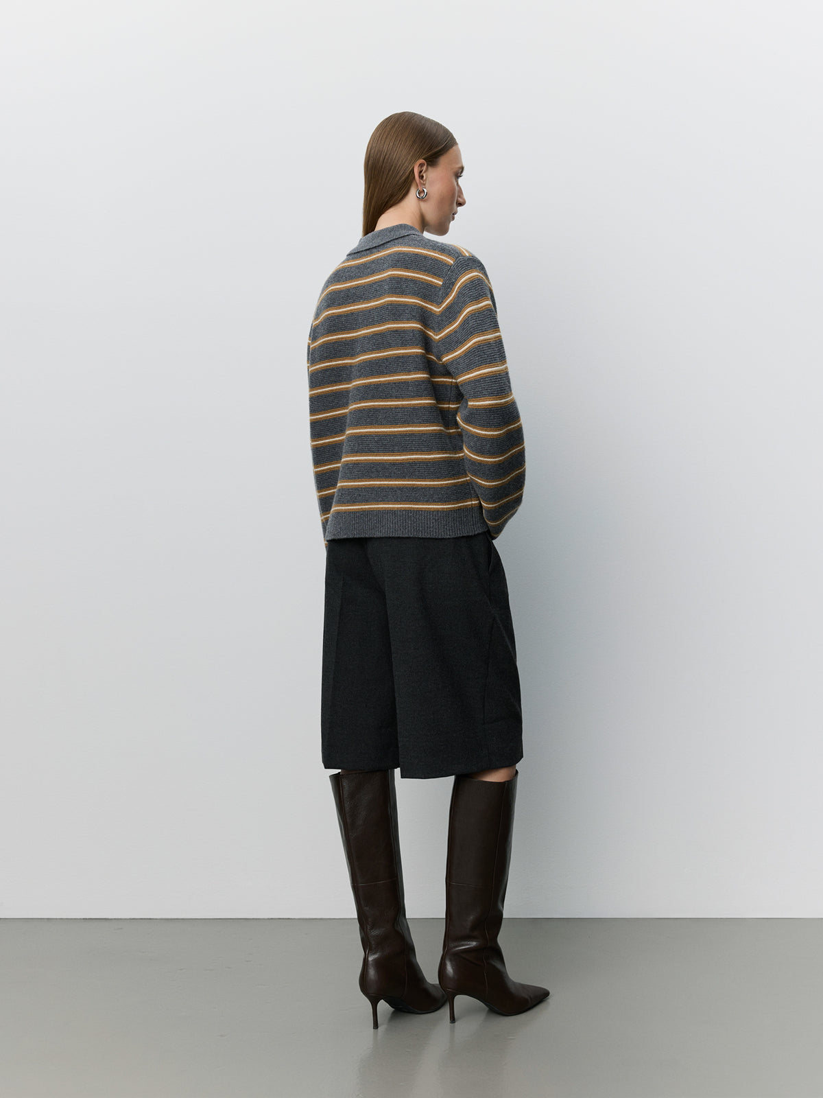 Storm Striped Knit Polo 4