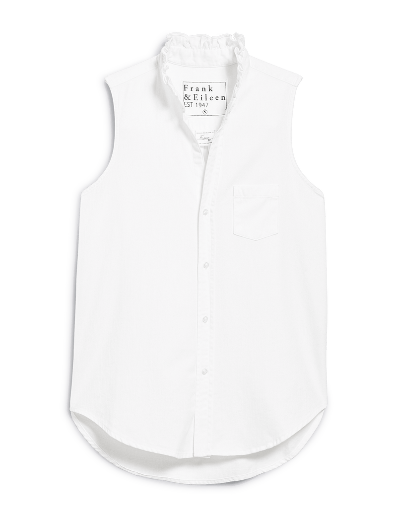 Fiona Ruffle Sleeveless Button-Up Shirt 4