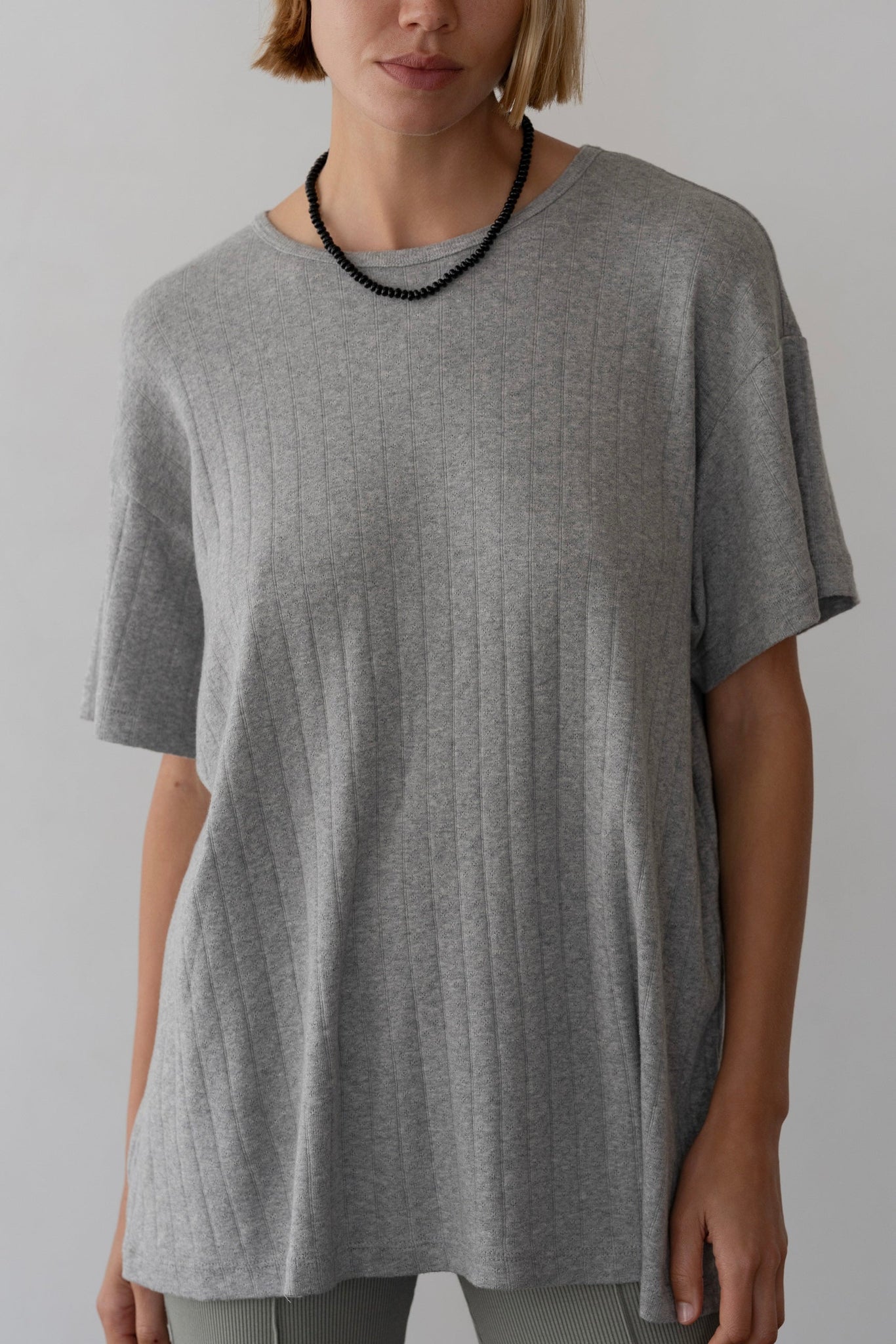 The Pointelle Oversized Tee 5