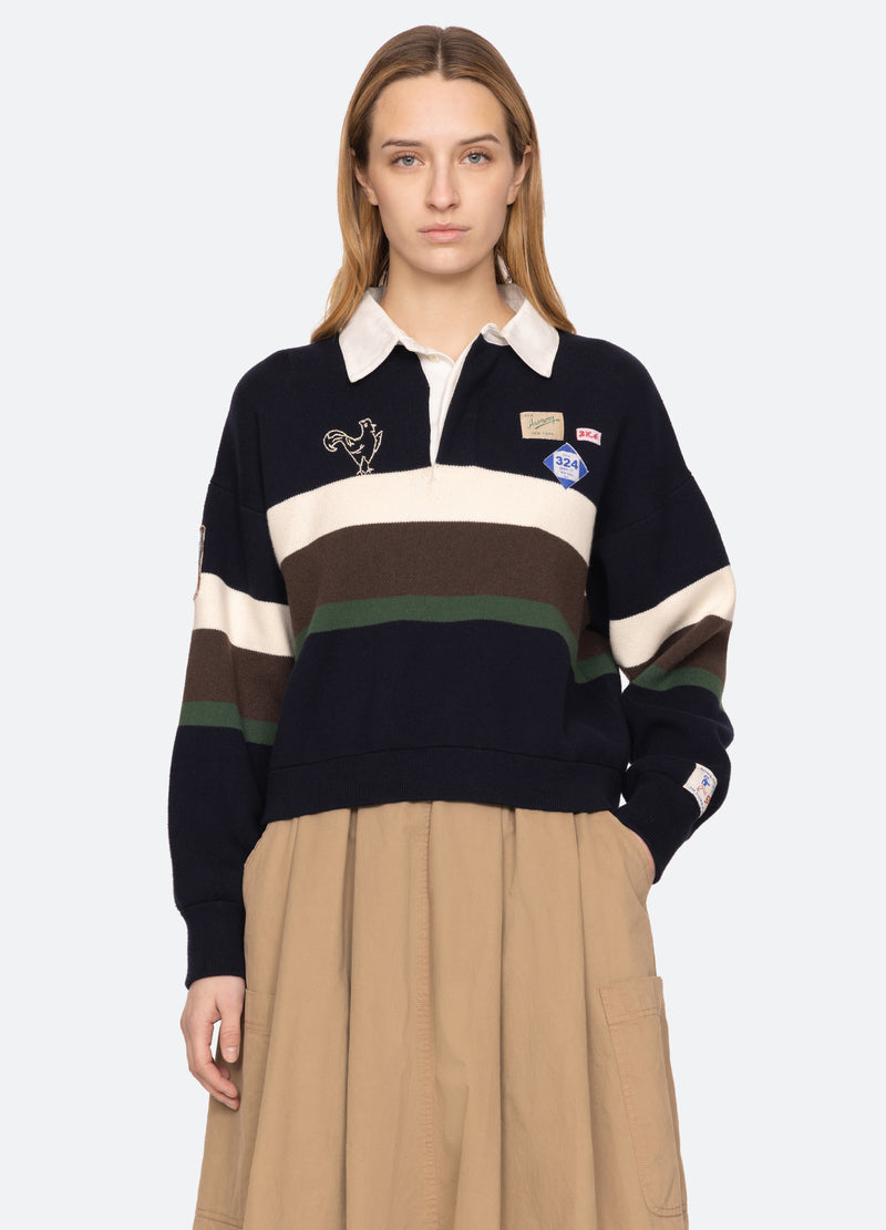 Arthur Varsity Knit Rugby Shirt 2