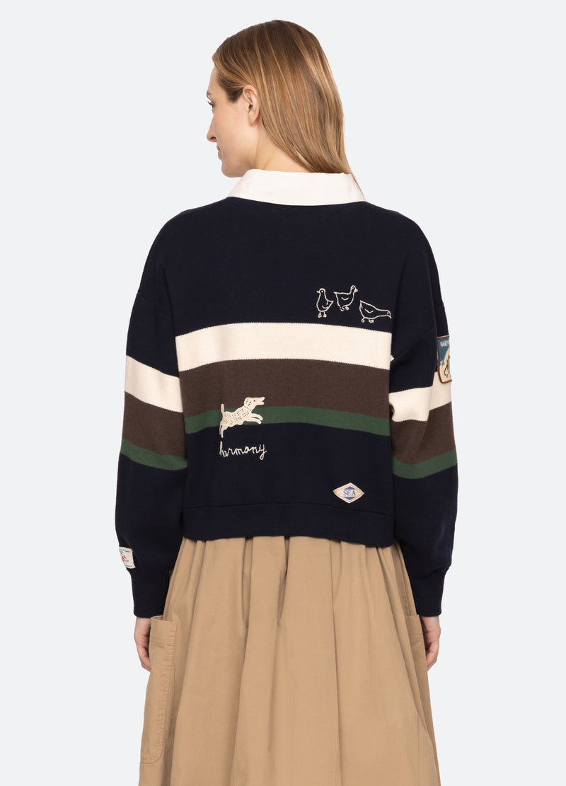 Arthur Varsity Knit Rugby Shirt 3