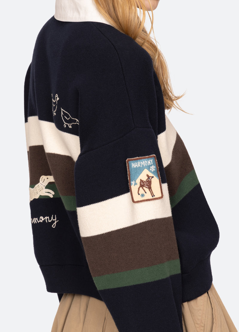 Arthur Varsity Knit Rugby Shirt 5