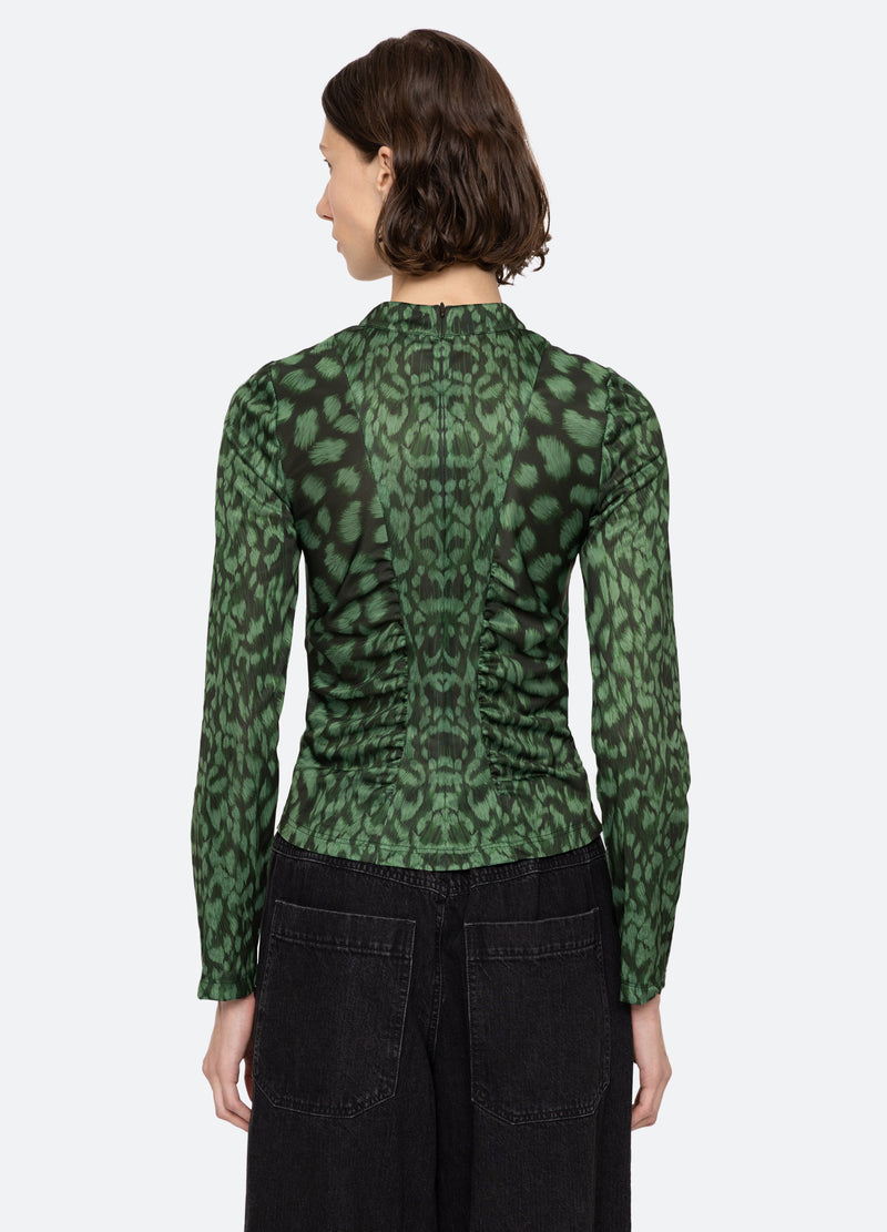 Claude Print Turtleneck 3