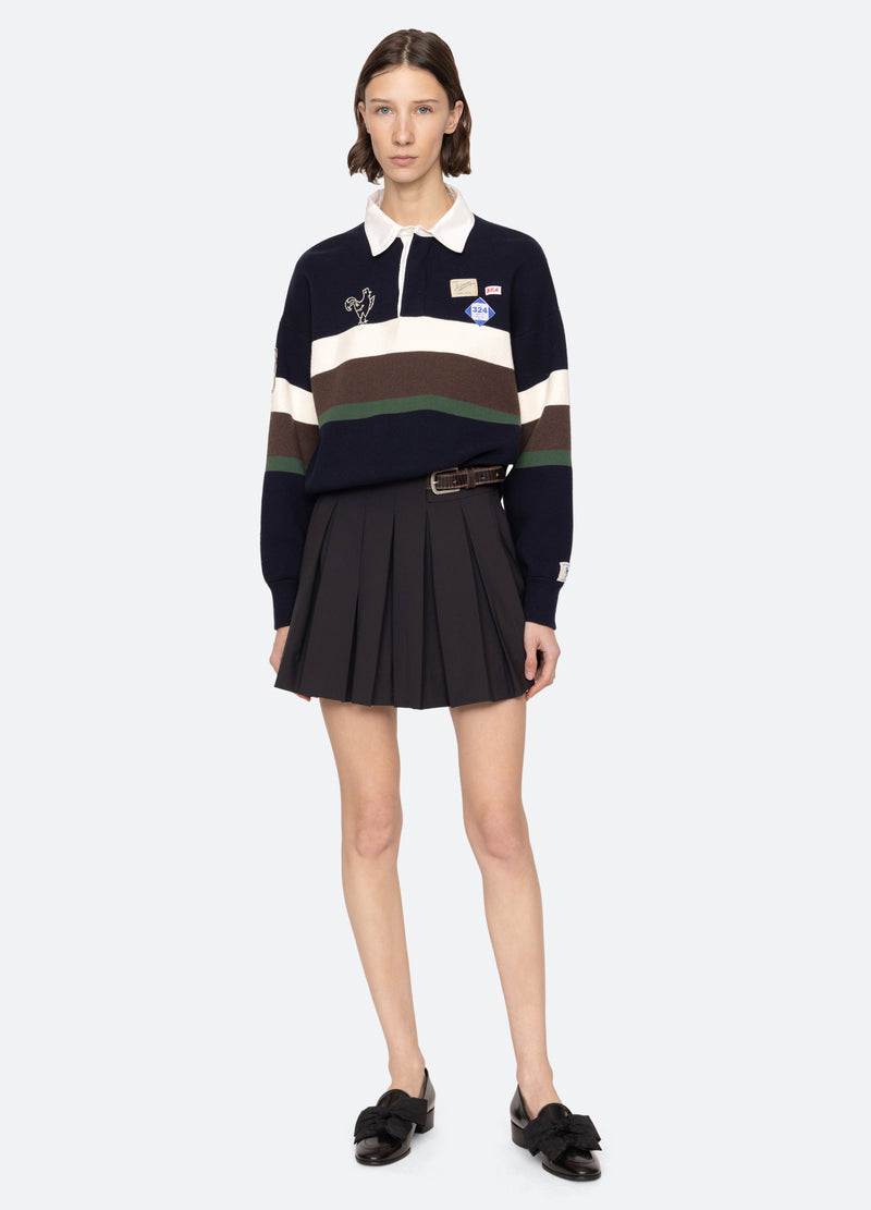 Adeline Belted Mini Skirt 1
