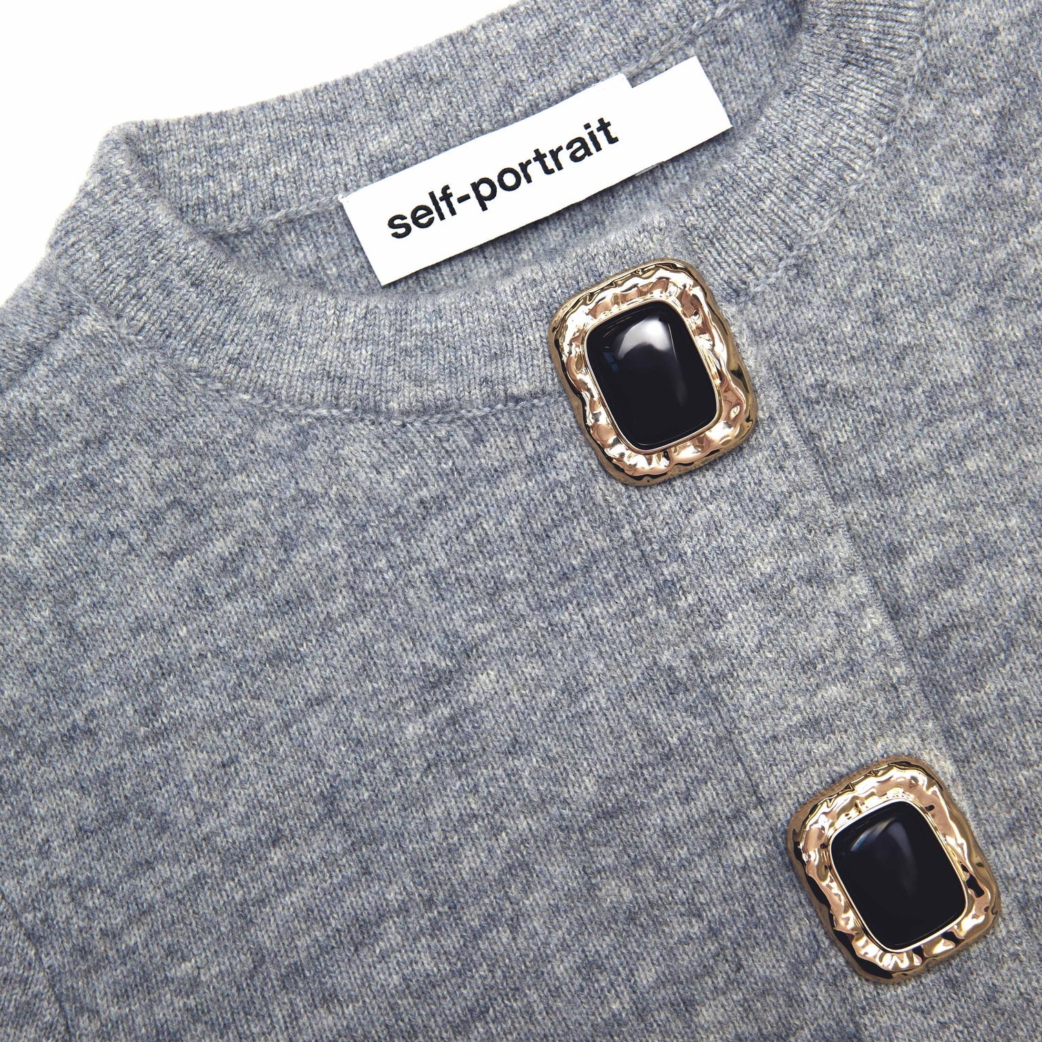 Grey Wool Cardigan 2