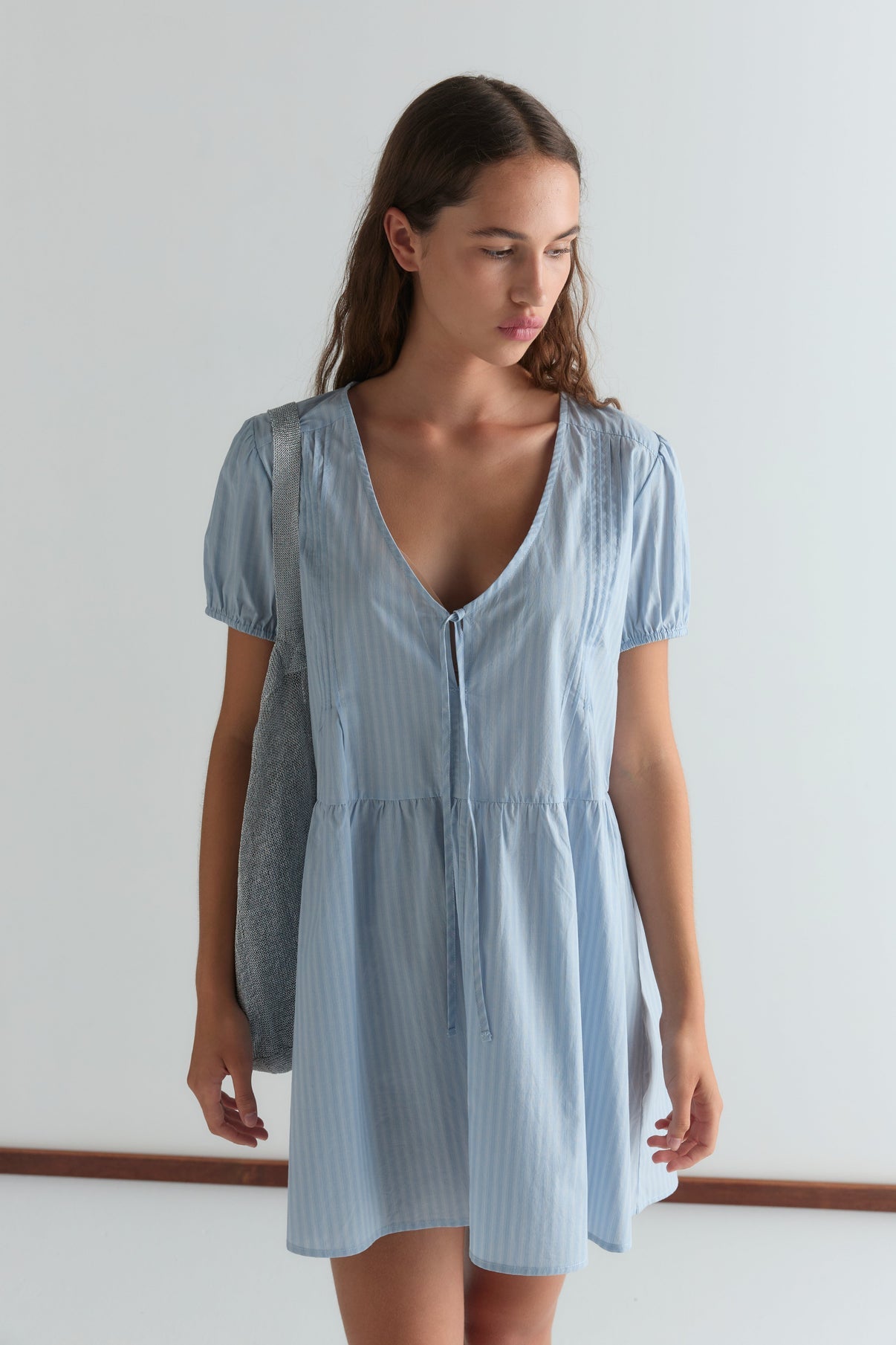 V Pleat Dress 3