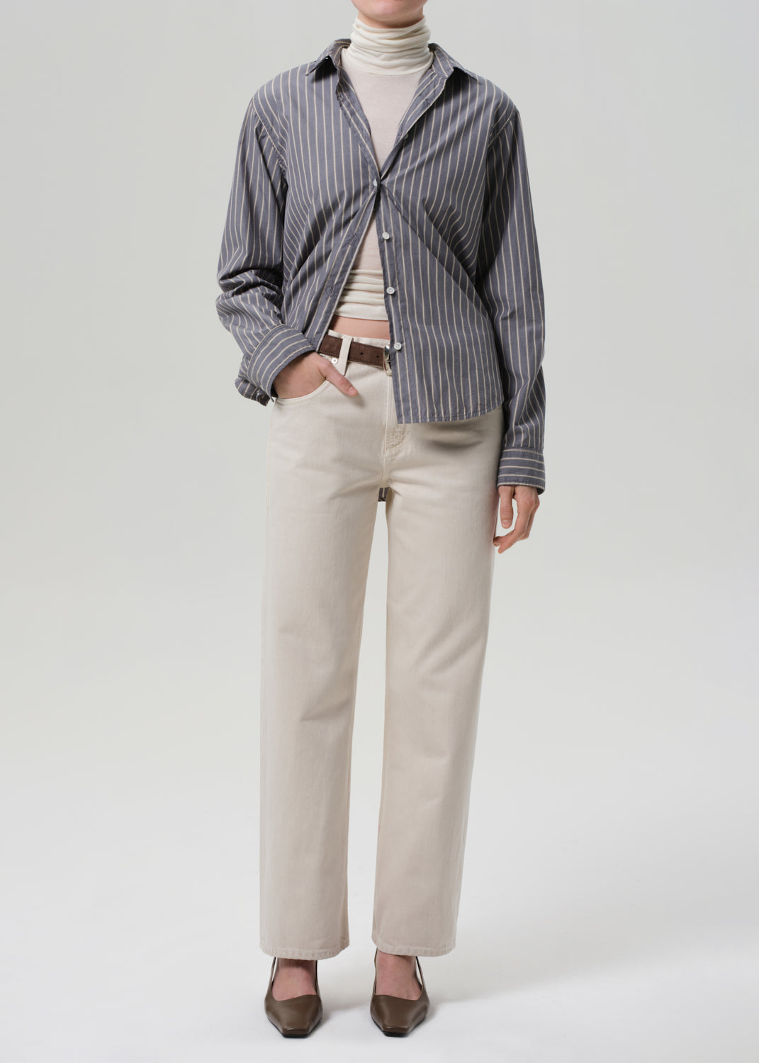 Lindz Low Rise Easy Straight in Twill 2
