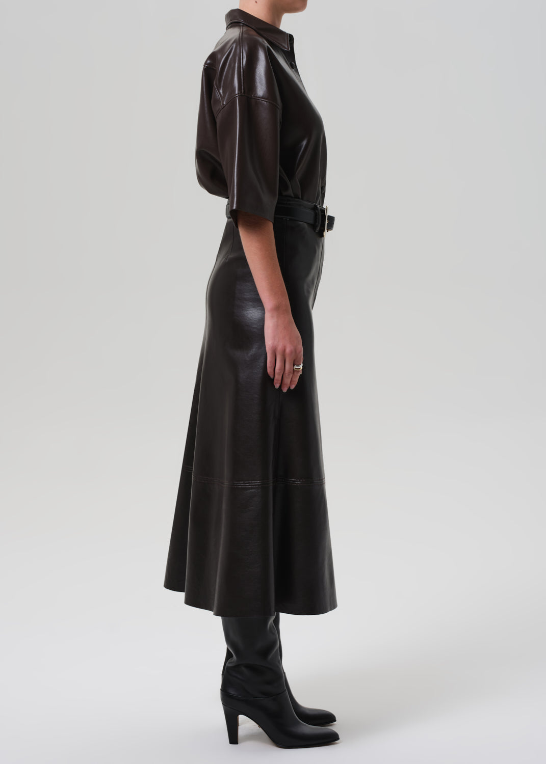 Cassia Leather Skirt 2