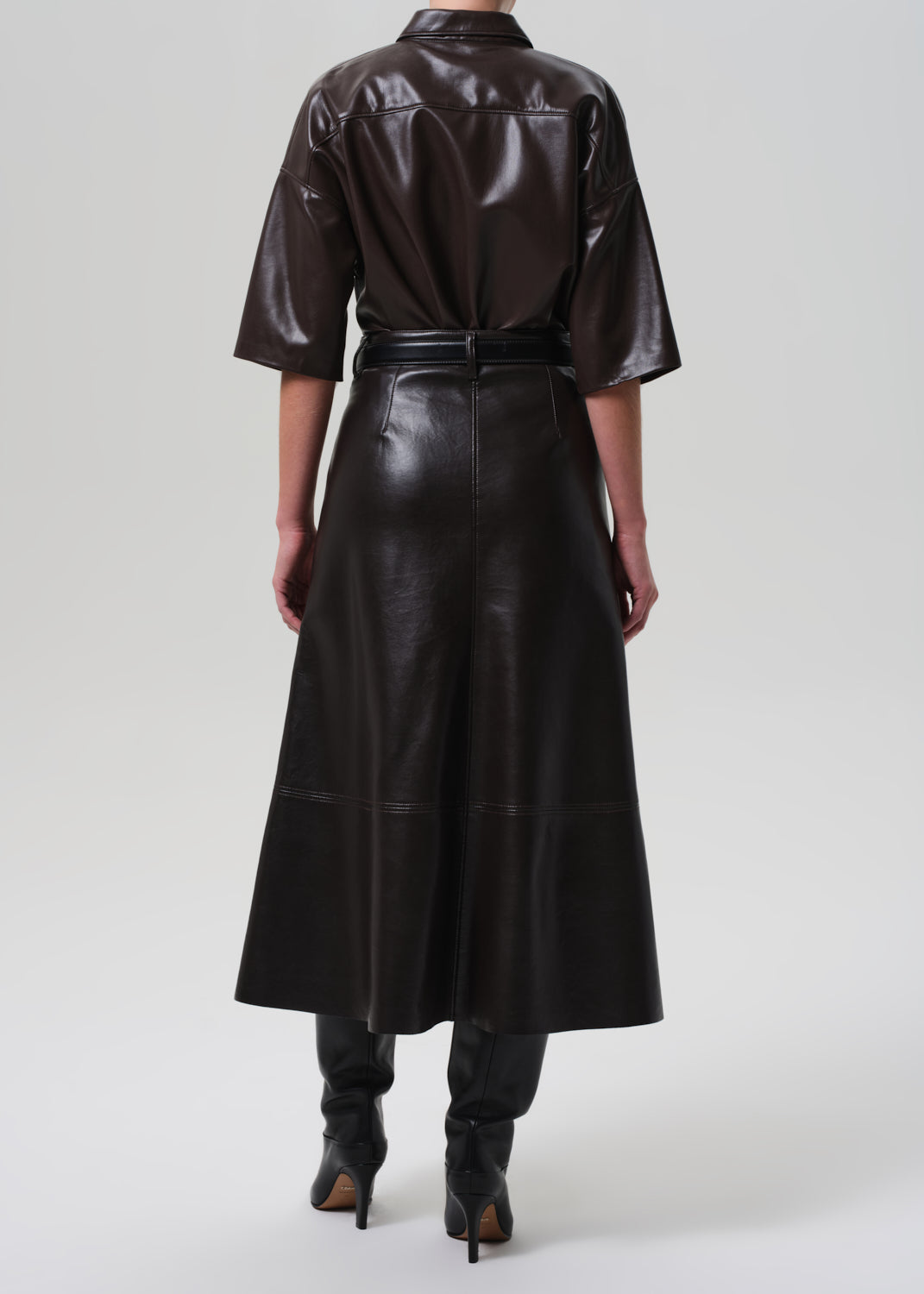 Cassia Leather Skirt 3