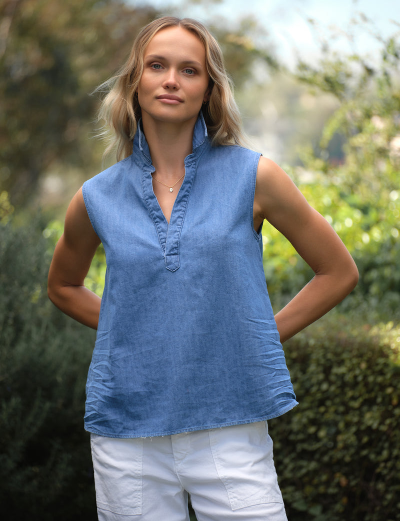 Olivia Sleeveless Polo Shirt 2
