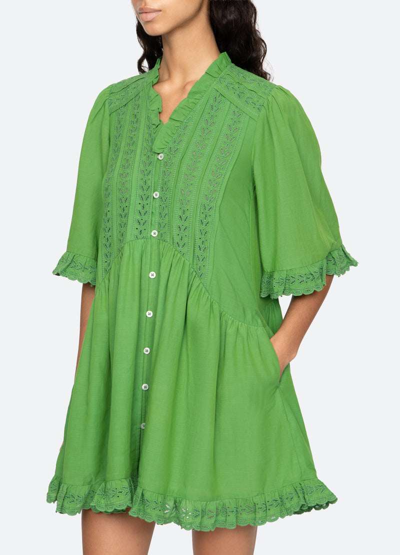 Eliza Solid Mini Dress 5