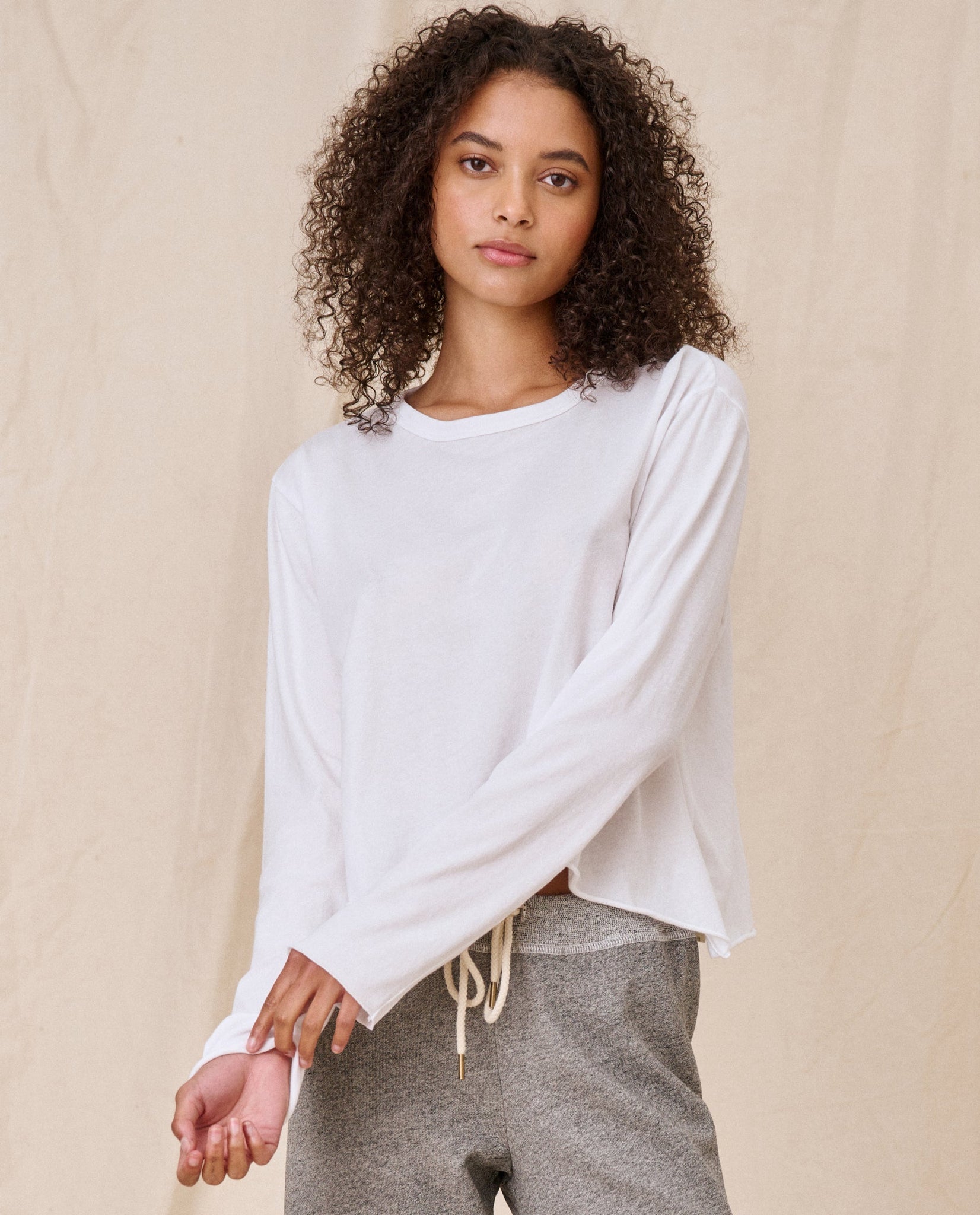 The Long Sleeve Crop Tee 1