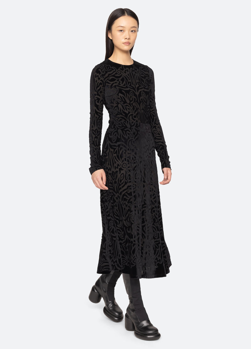 Julie Burnout Velvet L/S Top 2