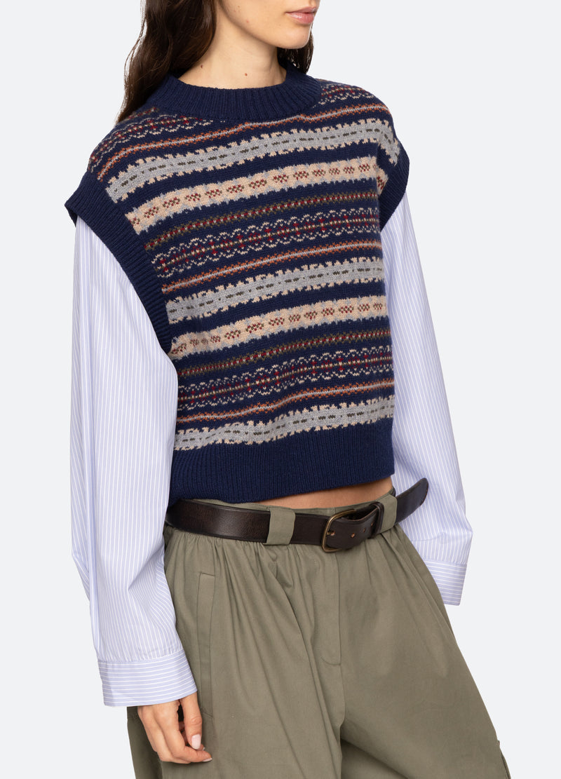 Ciara Fair Isle Top 3