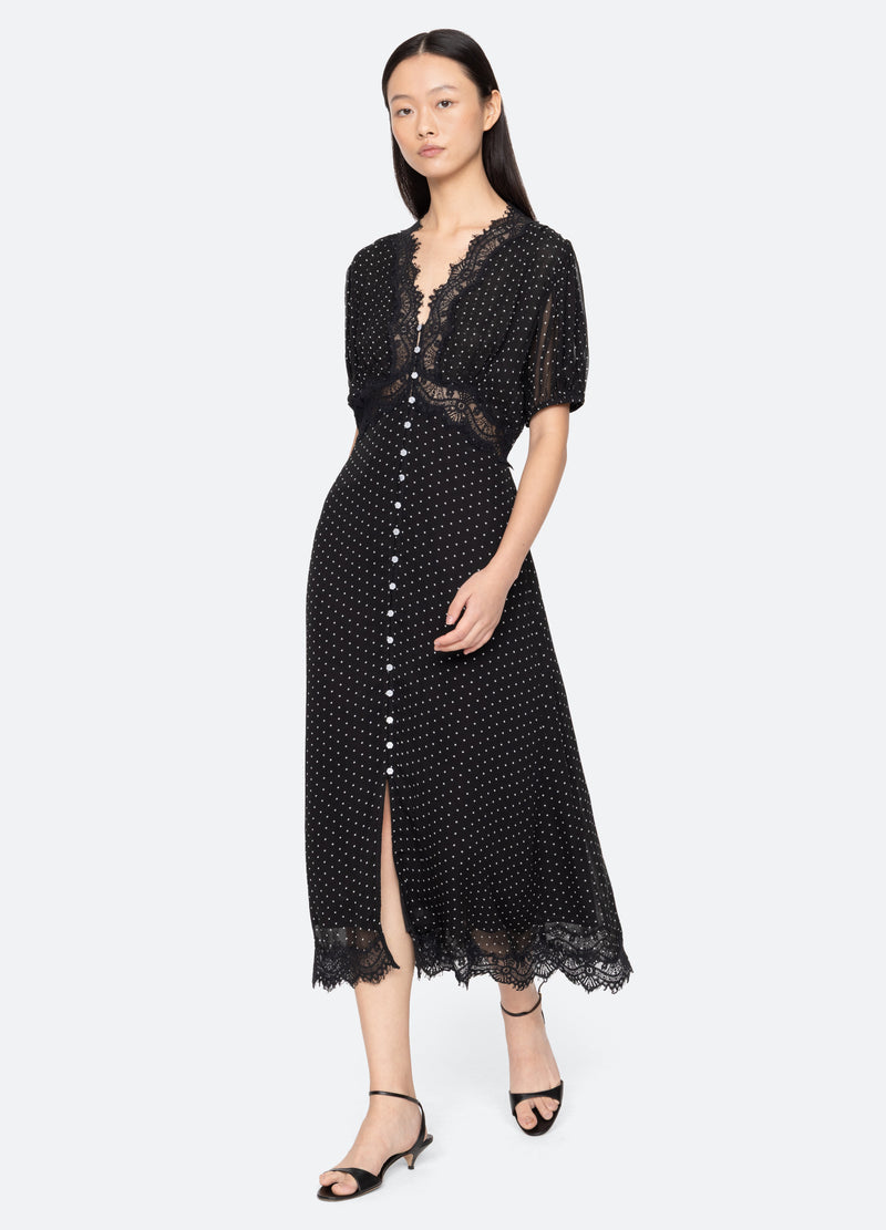 Melody Polka Dot SLV Dress 1