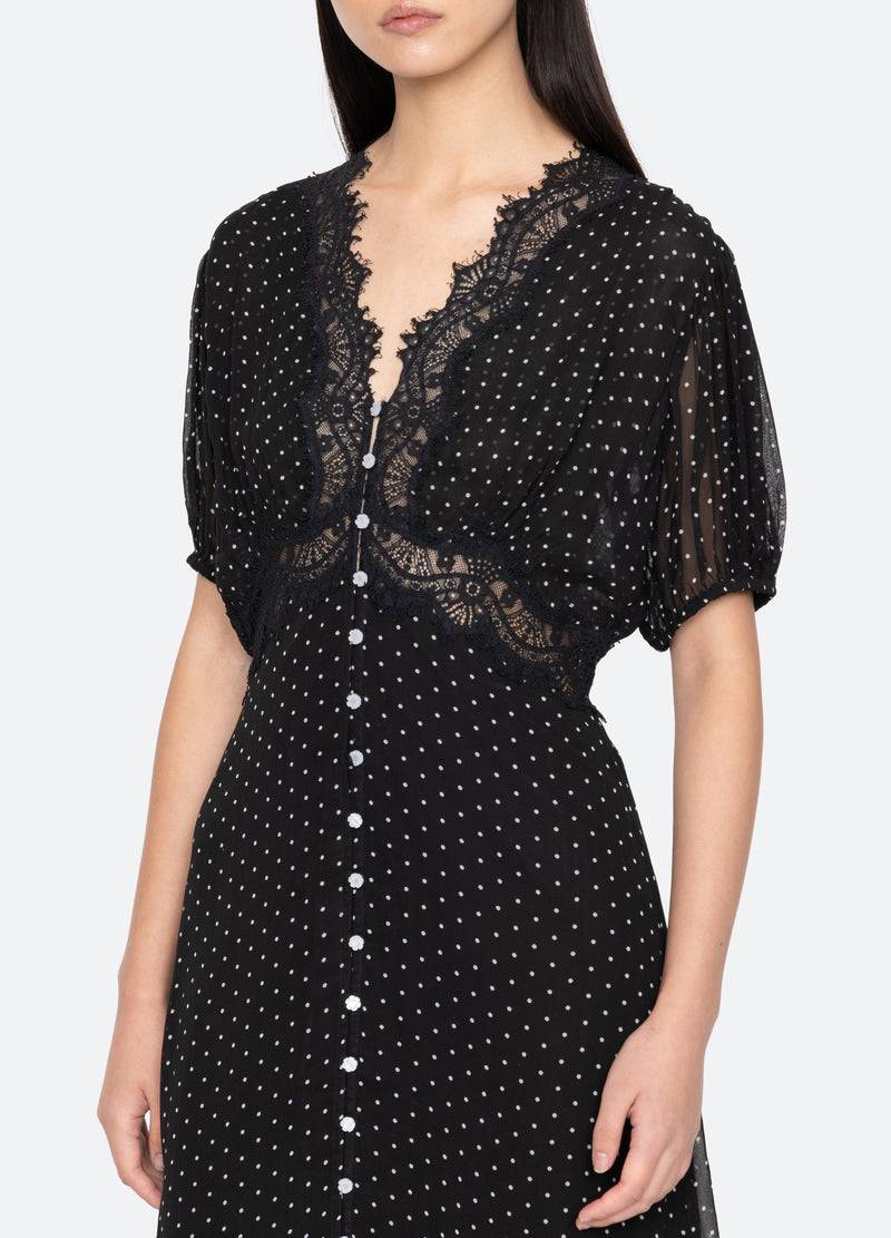 Melody Polka Dot SLV Dress 2