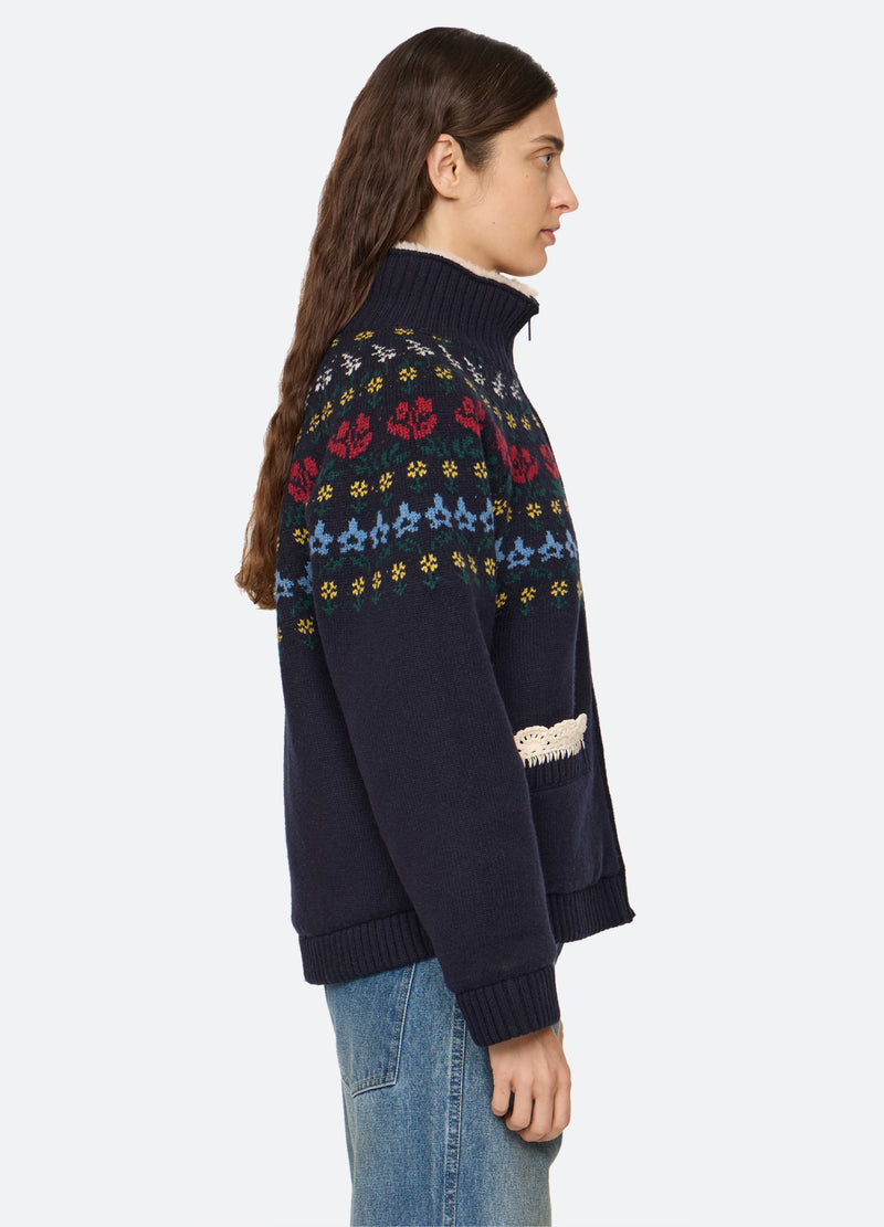 Preston Knit Sherpa Jacket 2