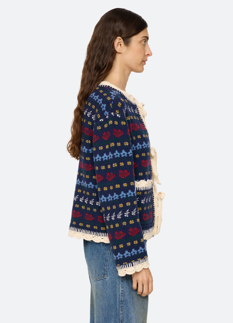Preston Knit Tie Front Cardigan 4