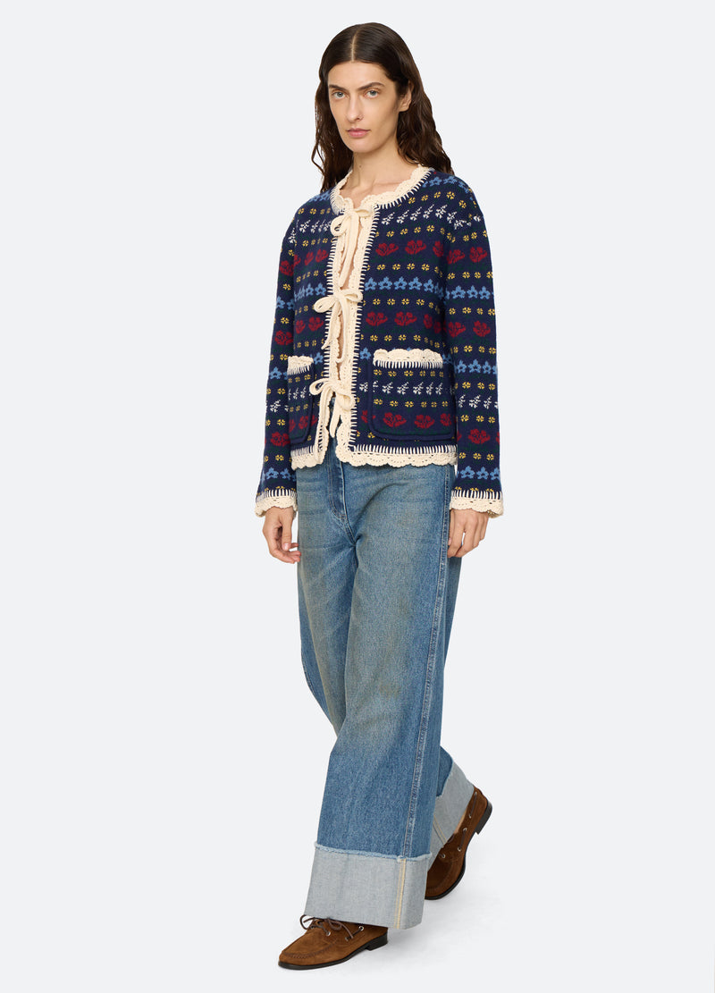 Preston Knit Tie Front Cardigan 5
